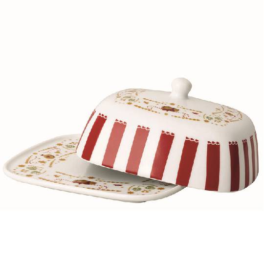 INDENT - Hutschenreuther Christmas Love Butter Dish 250g